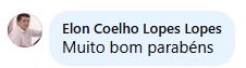 Depoimento do Elon Coelho: Muito bom parabens.